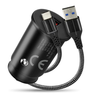 Charger Car CC-15QC QC3.0 18W 1x USB + USB Cable -c 1M — image 1