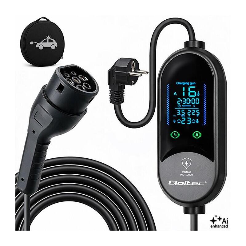 Charger Car Eléctrico 3.5KW 230V Schuko 16A