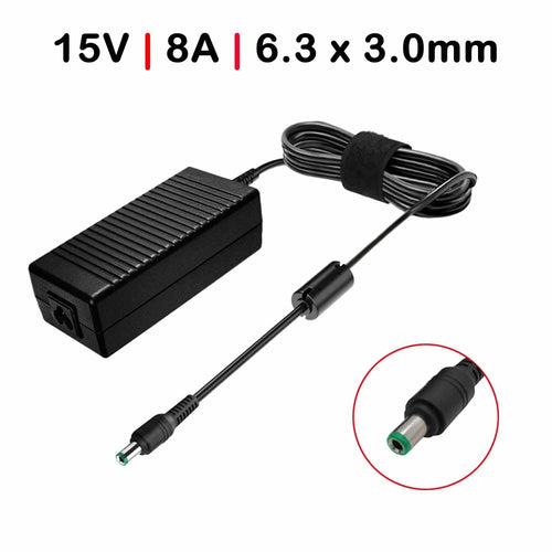 Charger Laptop Toshiba Tecra A1 A2 A3 A3X A8 A9 A10 A11 15V 8A 120W 6.3X3.0MM — image 1