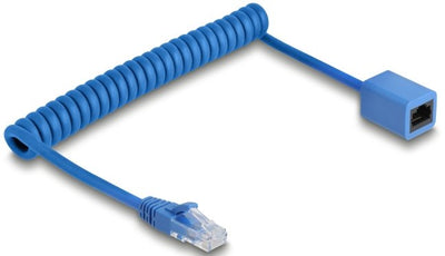 Delock RJ45SPIRALCABLE Mecker Zu Hchse CAT.6UTP 0,45-0,75M — image 1
