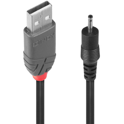 Lindy 70265 Cable Transmisión Black 1,5M USB a EIAJ-01 (2.5MM, 0.7MM) — image 1