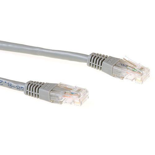Grey 10 Meter Lszh U UTP CAT.6 Patch Cable With RJ45 Connectors