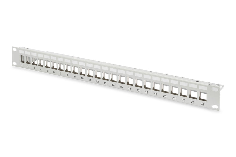 Digitus Patch Panel Modular Apantallado 24 Doors 1U Rack Grey