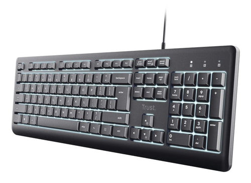 Trust Primo Beleuchtete Keyboard Home / Office USB QWERTY English Ee. Uu. Black — image 1