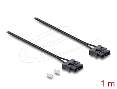 Delock Lwl Pof Plastic Servo Cable Connection Connector Male a Male Diámetro 2,2MM 1M Black — image 1