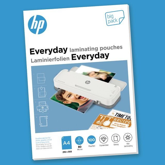 HP Bags Plamificadoras Everyday A4 80 Micron 100X