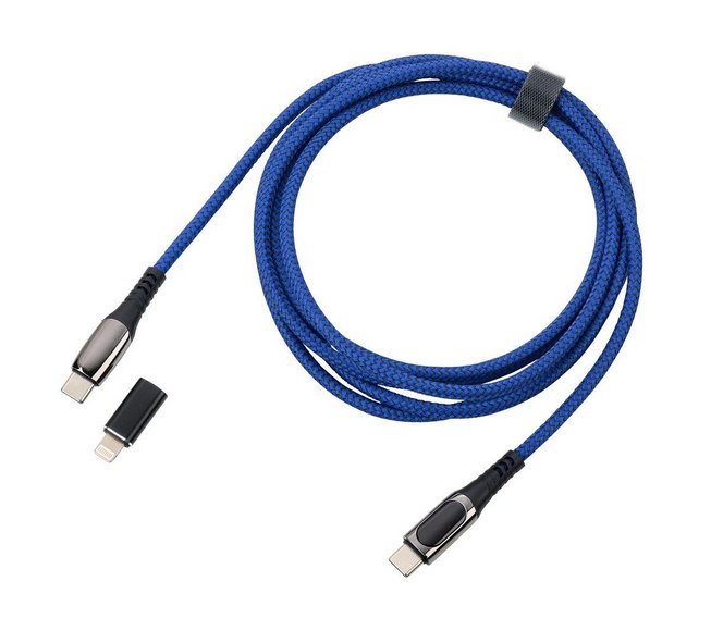 Troika Cable CBL20/dB USB 2M USB C USB C/Lightning Blue