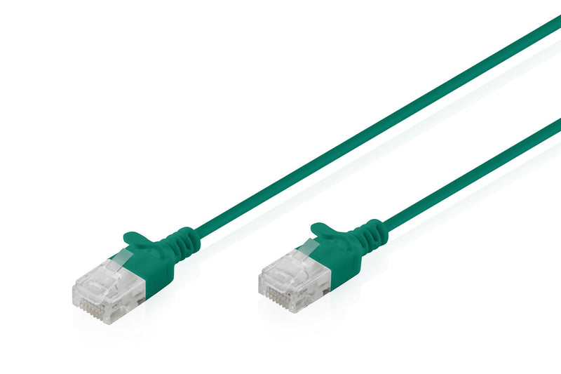 CAT.6 U-UTP Slim Network Cable, 0,5M, Green