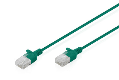 CAT.6 U-UTP Slim Network Cable, 1,5M, Green — image 1