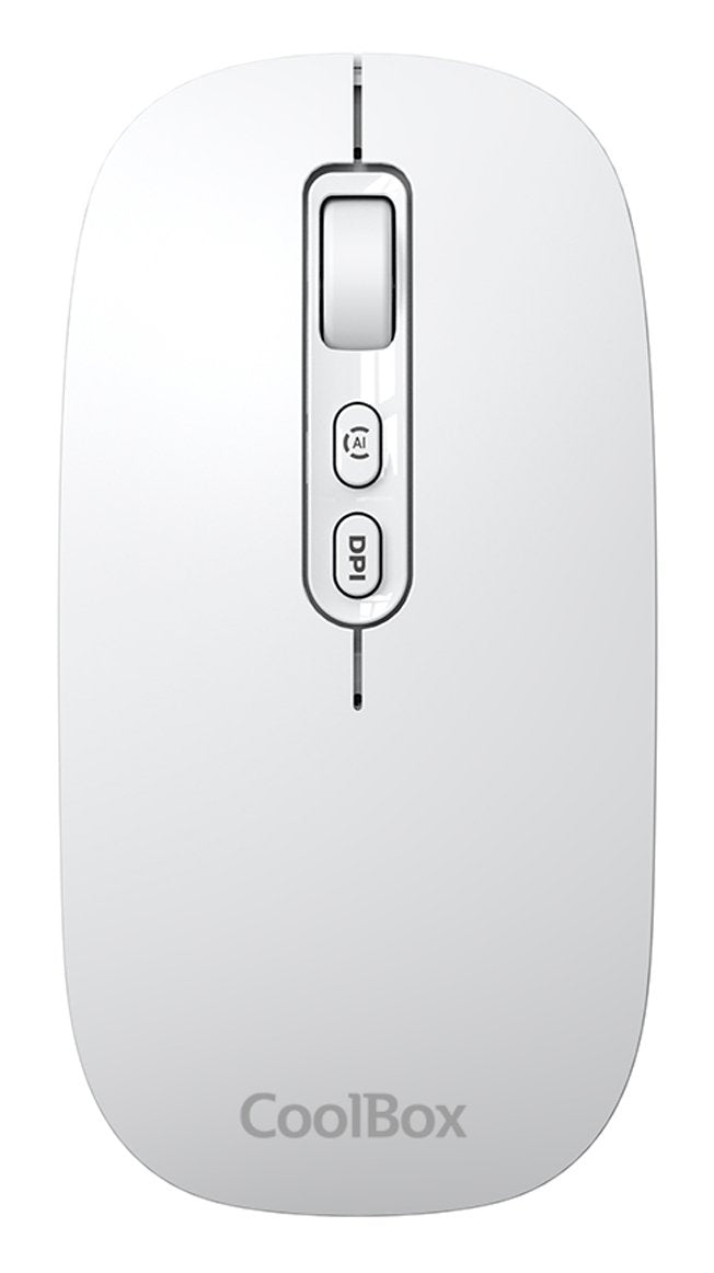 Coolbox Mouse W02-IA Wireless RF + Bt Grey