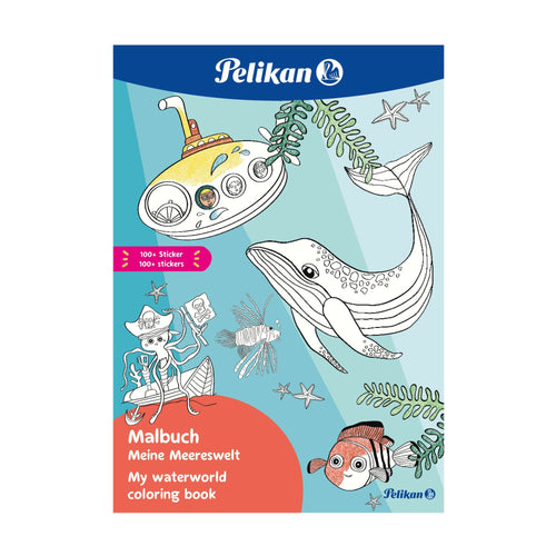 Pelikan 102018 Book Colorear, Mundo Marino — image 1