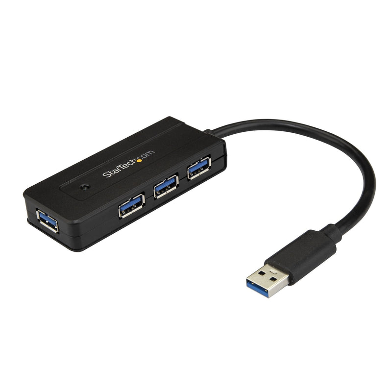StarTech Hub .com Concentrador Laptop USB 3.0 Superspeed 4 Ports 5Gbps With Charging Fast - Ladrón USB 3.2 Gen