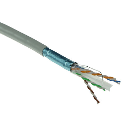 CAT.6A F UTP Solid Installation Cable Pvc, Cpr Euroclass Eca, 24 Awg, Grey 305 Meter — image 1