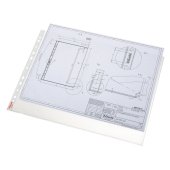Esselte Cases Multitaladro Apaisada -11- Pp Leather Orange A3 With Refuerzo 80 Micras - Bag 10U- — image 1