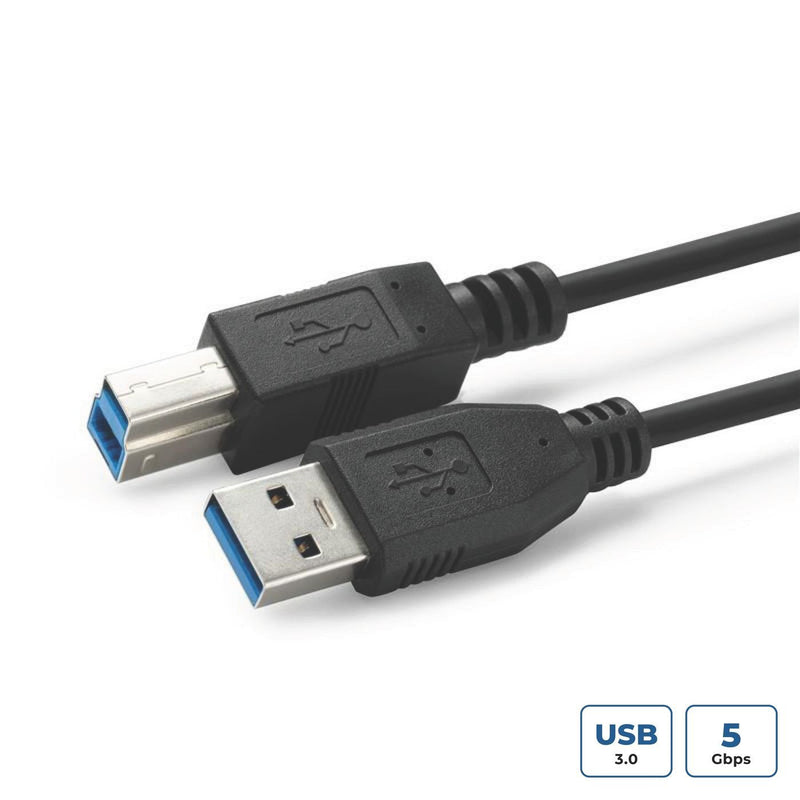 Microconnect USB3.0AB2B USB Cable USB 3.2 Gen 1 (3.1 Gen 1) 2M USB a USB B Black