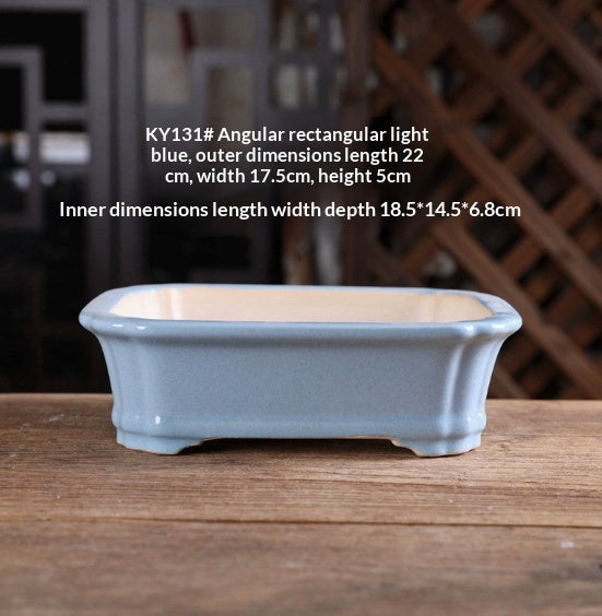 Ceramic Countertop Glazed Basin Flower Pot