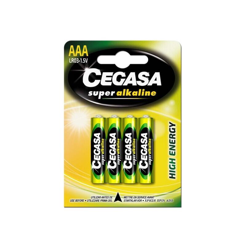 Cegasa Battery Super Alc LR03 Blister 4 Units