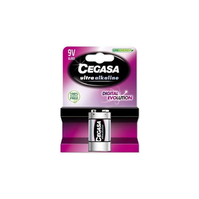 Cegasa Ultra Alcaline Pack 1 Battery 6LR61 9V - High Tecnologia - Mas Capacity Power And Performance — image 1