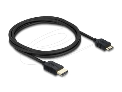 Delock Koaxiales High Speed HDMI Cable HDMI Male a Mini HDMI Male 8K 60 H — image 1