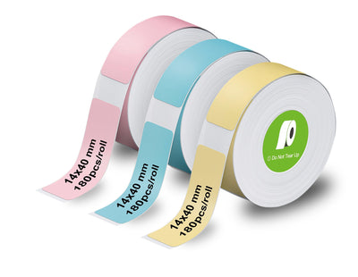 Olympia Endlos Roll Labels P22 Mix Pink Blue Yellow — image 1