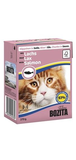 Bozita Trozos Carne With Salmón Salsa 370G