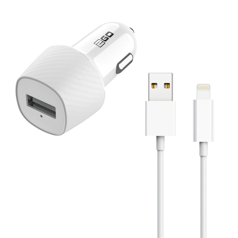 2GO Set Of Charging Car 12V/24V Black 1X Universidad USB Included USB a Light