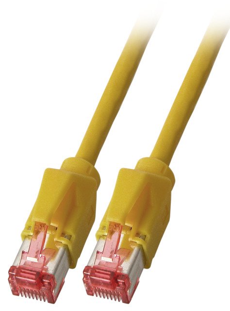 Efb RJ45 Network Cable CAT.6A S FTP Lszh Dtwyler 7702 TM21 Yellow 1M