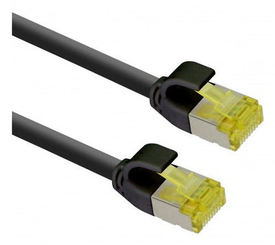 Helos Ultra Slim Network Cable S/FTP CAT.6A Black 10,0M — image 1