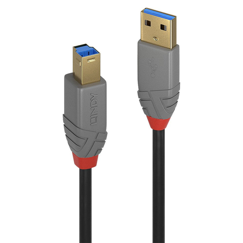 Lindy USB 3.0 Cable Typ a/B Anthra Line M/M 2M