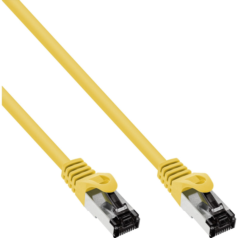 Inline Network Cable S/FTP Pimf CAT.8.1 Libre Halógenos 2000MHZ Yellow 0,25M