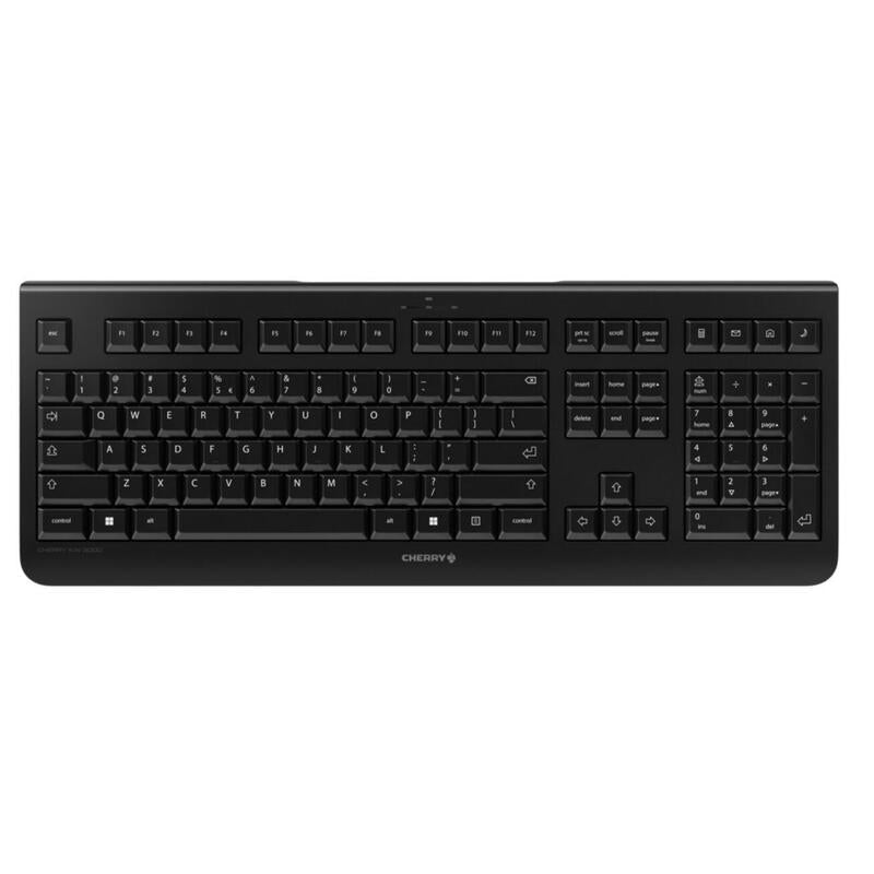 Cherry KW 3000 Keyboard Universal RF Wireless QWERTY Internacional Ee.uu. Black