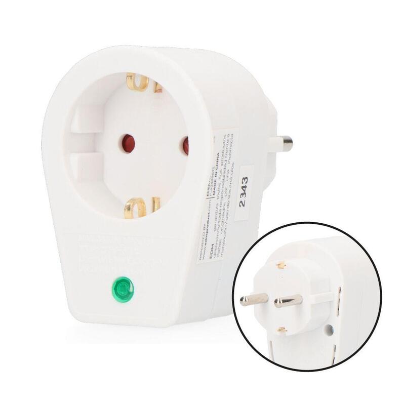 Plug With Protection Thermal Plug Type F (retractilada)