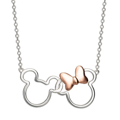 Colgante Mickey &38, Minnie Disney Silver — image 1