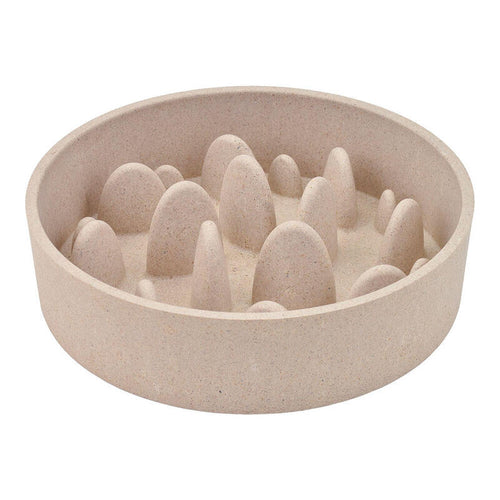 Comedero Bambú Slow Beige, 800ML, Ø17,5 X 17,5 X 5CM — image 1