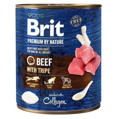 Brit Comida Húmeda Perros Premium By Nature Beef With Tripe 800G — image 1