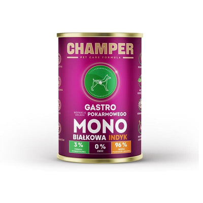 Champer Comida Húmeda Perros Gastro Monoprotein Turkey 400G — image 1