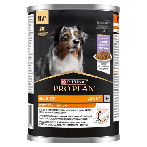 Comida Húmeda Perros Purina Pro Plan Everyday Nutrition All Size Adult Turkey In Jelly 400G — image 1