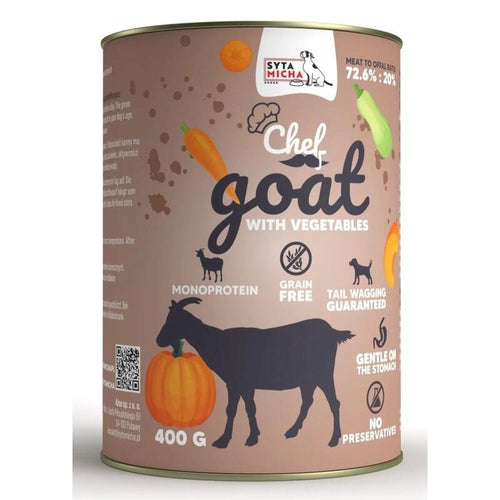 Syta Micha Comida Húmeda Perros Chef Goat With Vegetables 400G — image 1