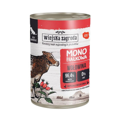 Wiejska Zagroda Comida Húmeda Perros Monoprotein Beef 400G — image 1