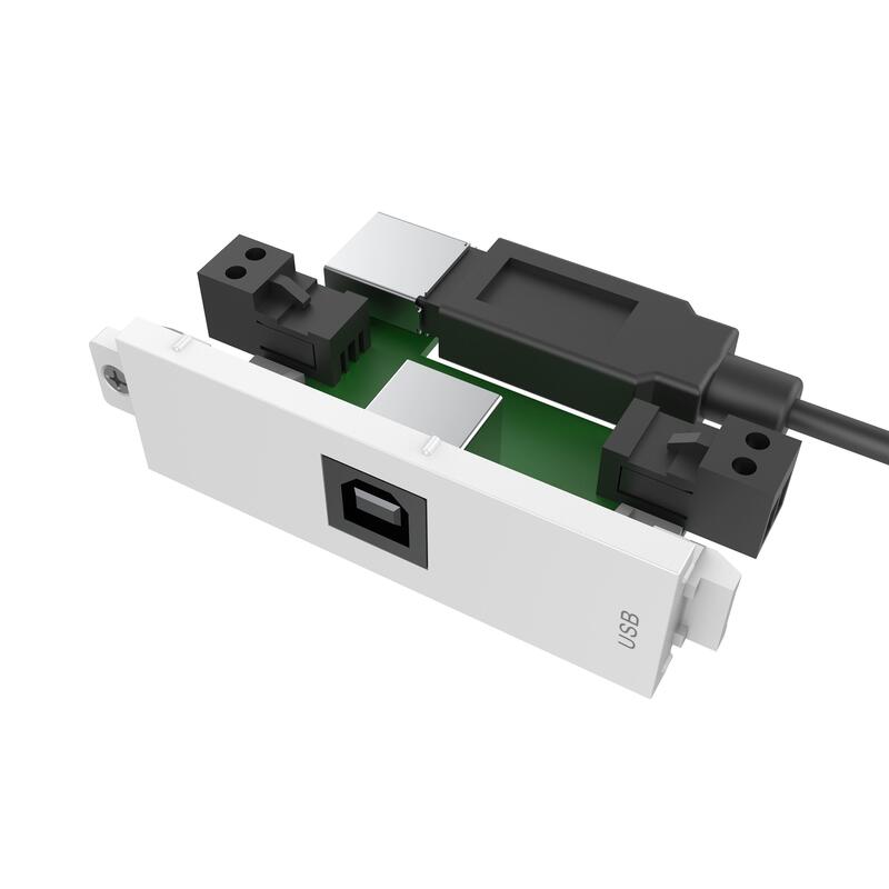 Componente Board Front Av Modular Módulo USB B (en Frente) a Plug Type a Parte Rear And Plug Square Tip