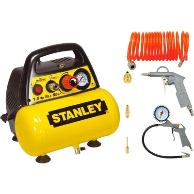 Stanley Compressor Without Oil 6L + Kit Neumático — image 1