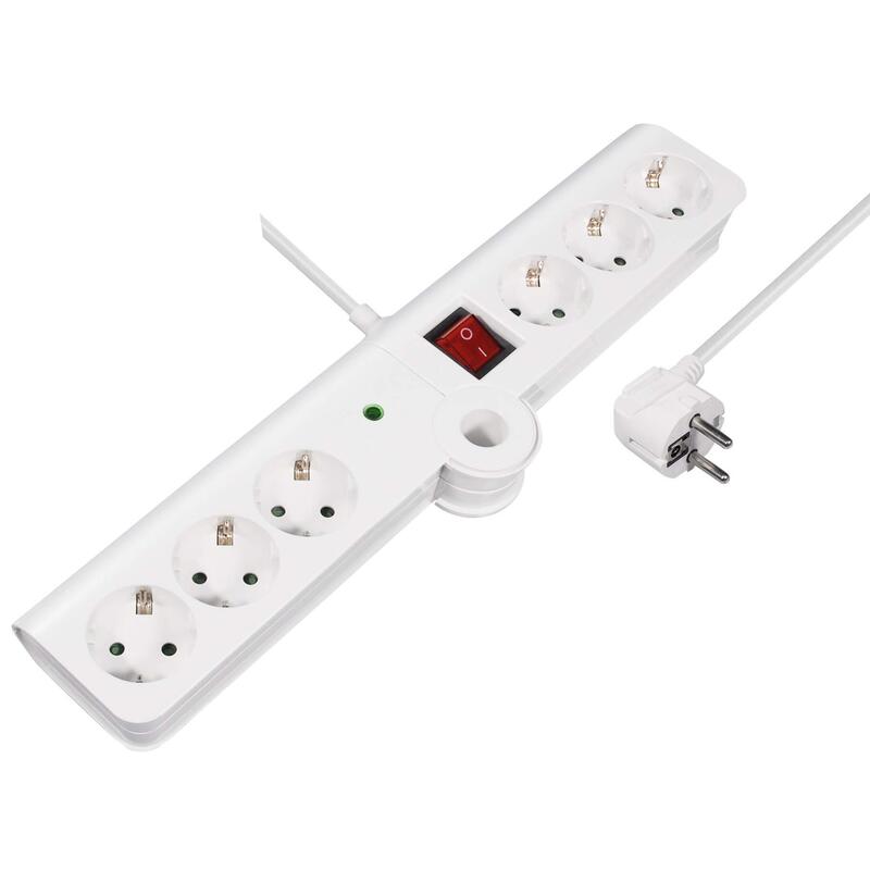 With Protection Contra Sobretensiones, With Beleuchtetem Switch With 180° Klappfunktion, 1,5M