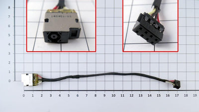Connector DC Jack With Cable Laptop HP 250 G3 14-D000 14-D100 15-D000 15-D100 747116-001 — image 1