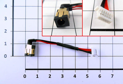 Connector DC Jack With Cable Laptop Samsung NP900X3D NP900 — image 1