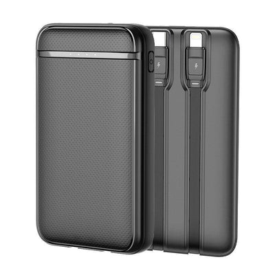 Cool Battery External Power Bank 5000MAH (2 Cables: Type-c / Lightning) Black — image 1