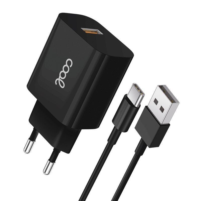 Cool Charger Network Connector Type-c (2.4 Amp) Universal Kit 2 1 Black