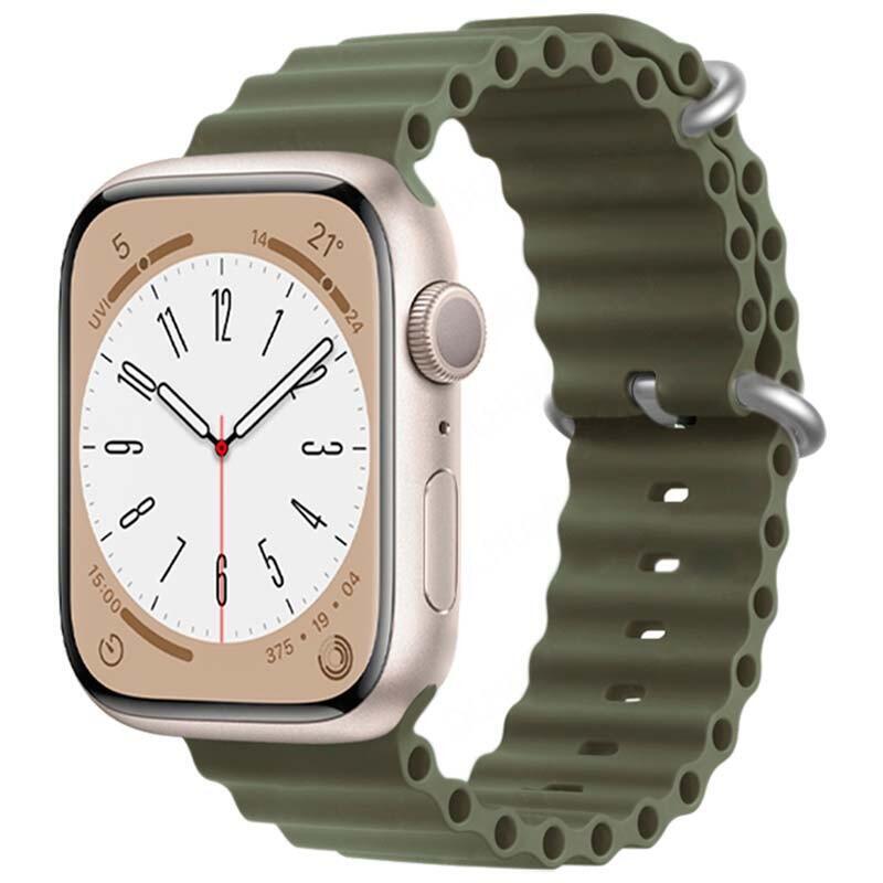 Strap Apple Watch 38/40/41MM Wave Green Alpino