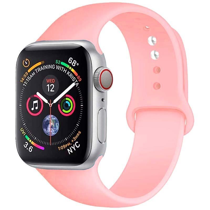 Apple Strap Silicone Watch 42/44/45/49MM Pink