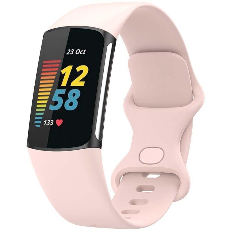 Strap Silicone Fitbit Charge 5 / Charge 6 Pink