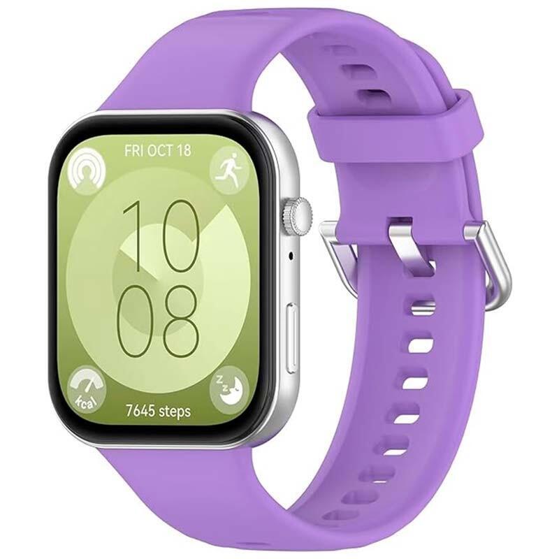Strap Silicone Huawei Watch Fit 3 Purple